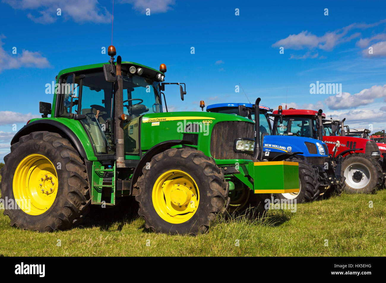 Tractor rally, Stokesley, North Yorkshire, England, UK Stock Photo Alamy