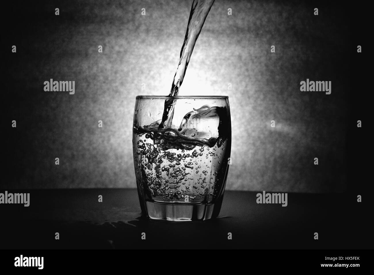 Blue transparent glass Black and White Stock Photos & Images - Alamy