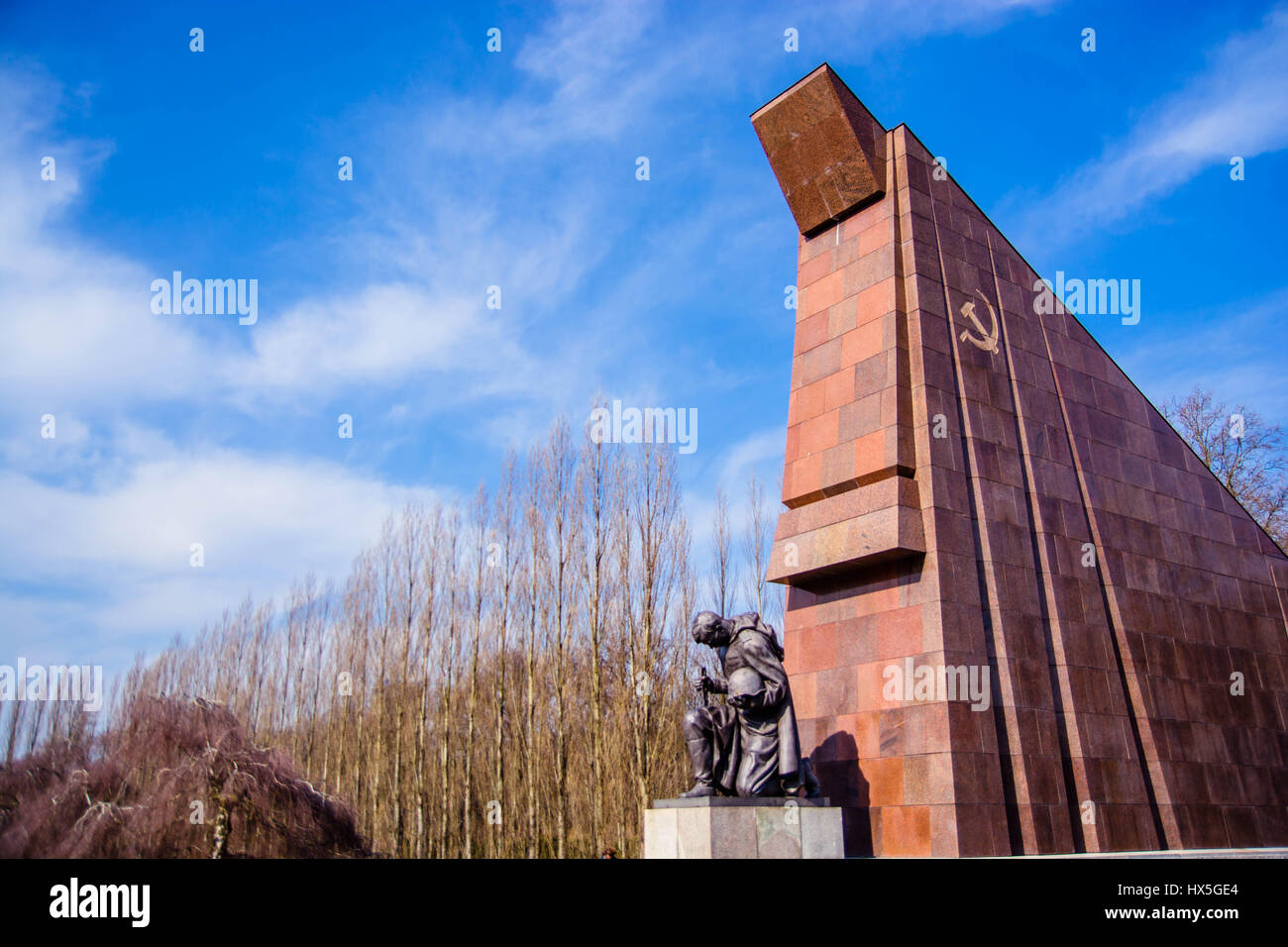 Soviet war memorial, Treptower Park, Berlin, Germany Stock Photo