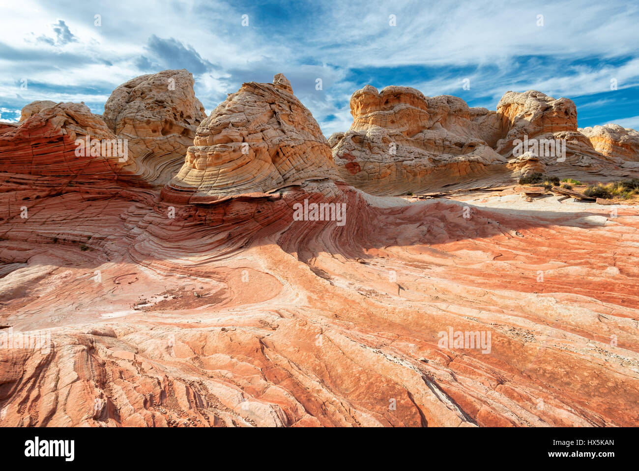 White Pocket area, Vermilion Cliffs, Arizona. Stock Photo