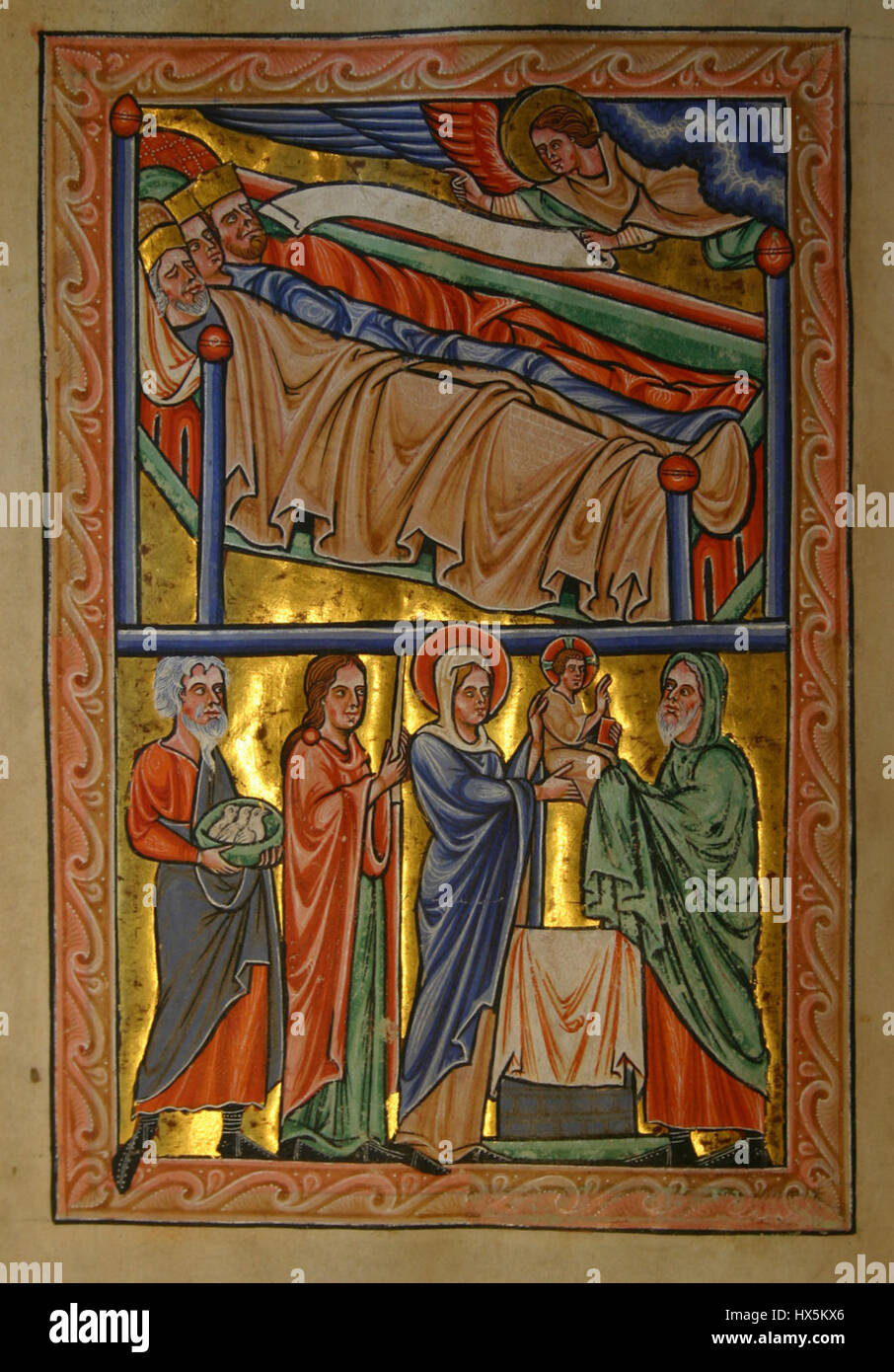 Saint Louis Psalter 18 verso Stock Photo Alamy