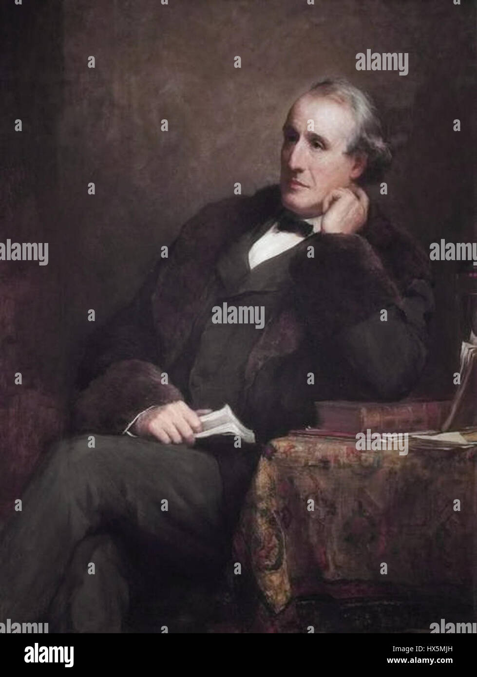 William Scovell Savory, by Walter William Ouless Stock Photo