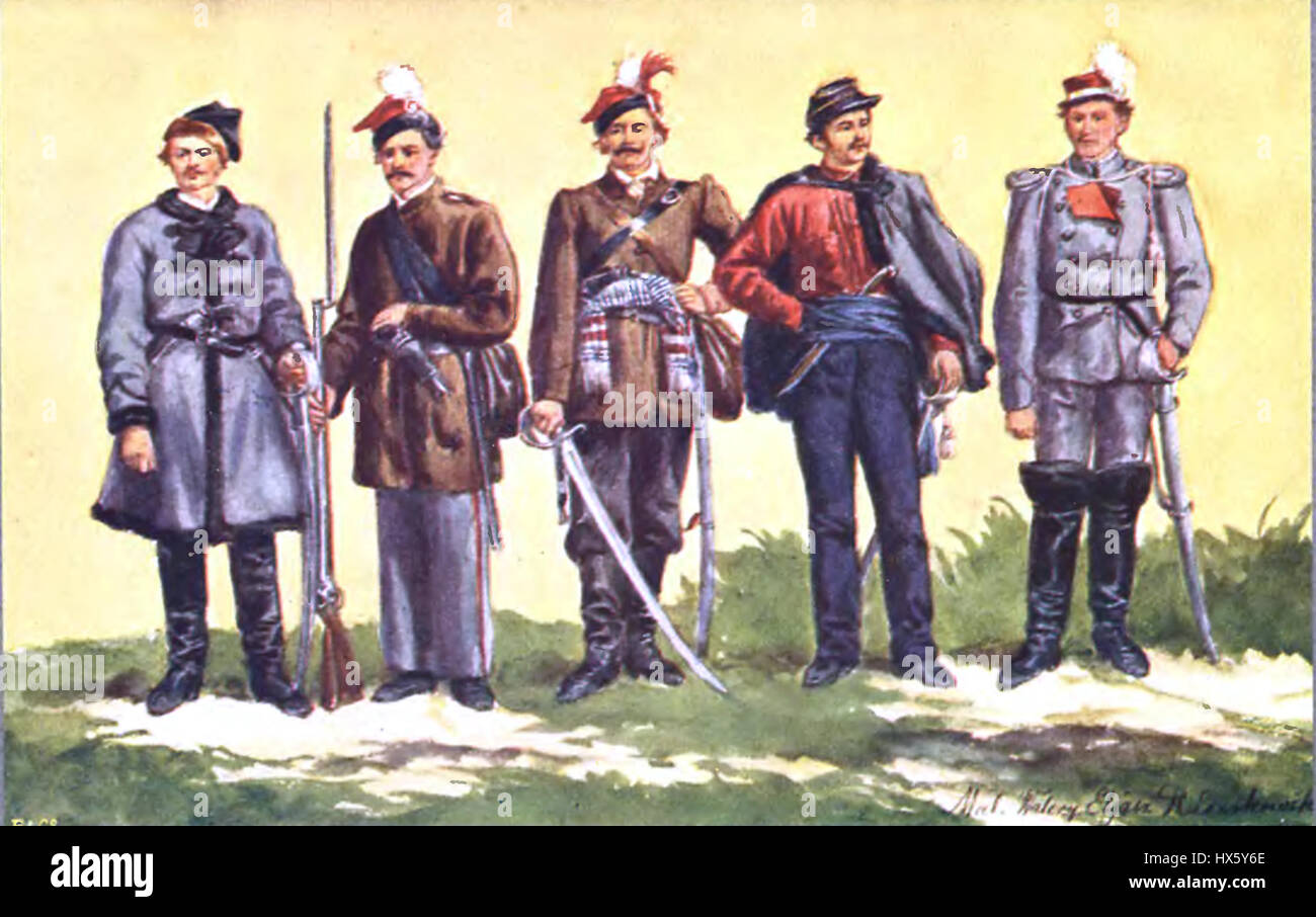 Polish insurgents of the January Uprising 1863 3 Stock Photo