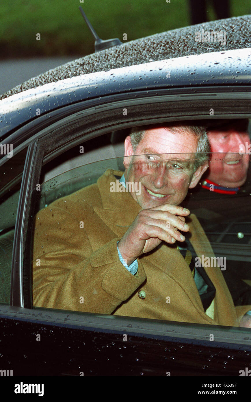 PRINCE CHARLES PRINCE OF WALES 27 November 2001 OLDHAM MANCHESTER ENGLAND Stock Photo