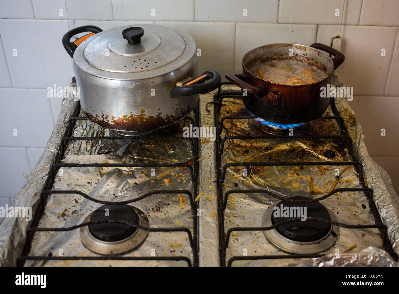 Dirty stove hi-res stock photography and images - Alamy