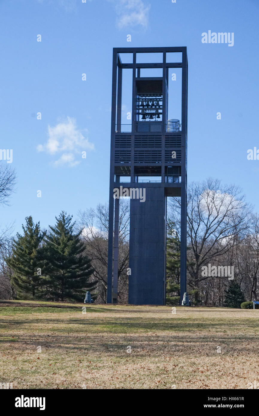 The Netherlands Carillon next to Arlington National Cemetery, Virginia, USA Stock Photo