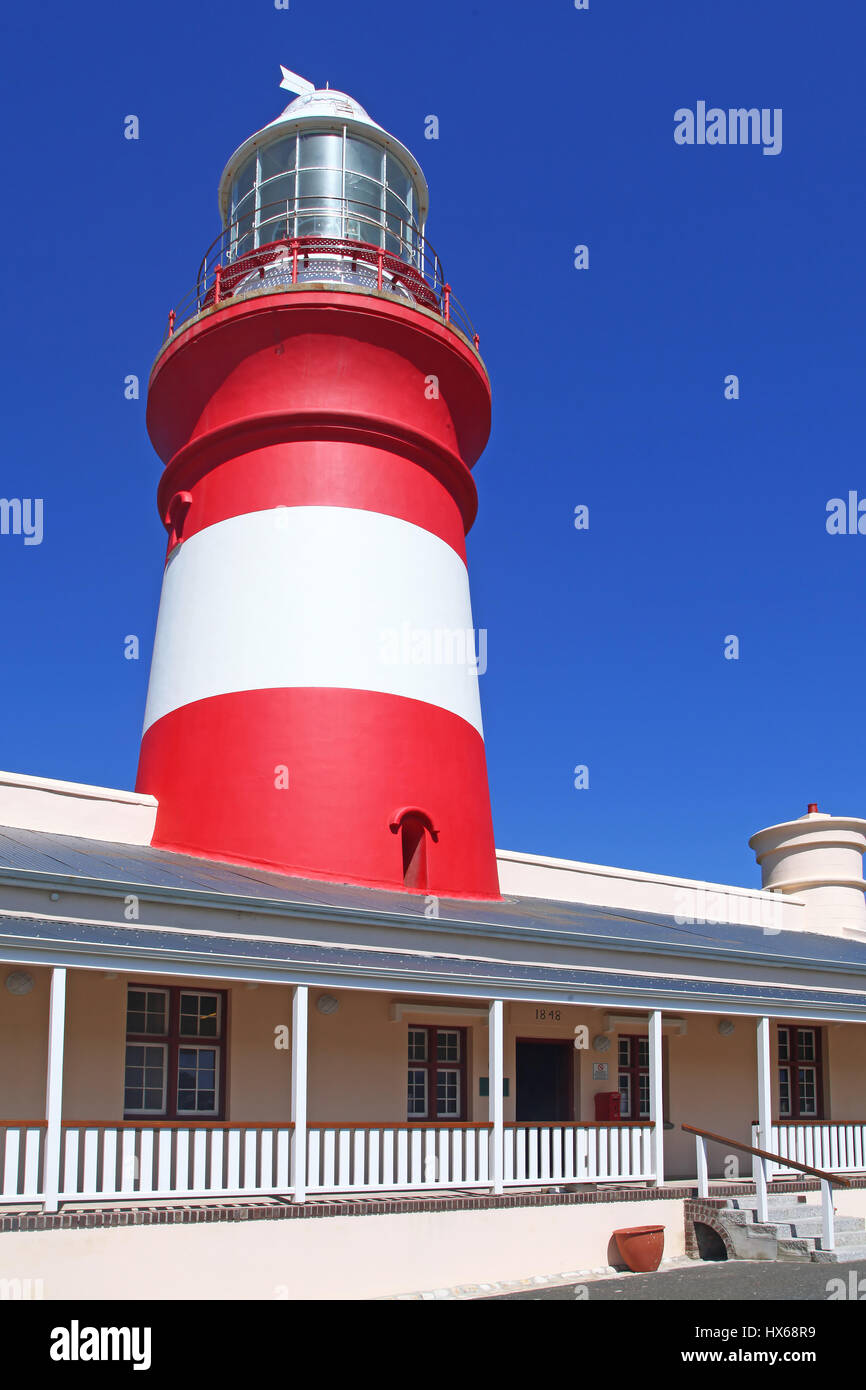 at Cape Agulhas in South Africa, the most southern point in Africa Stock Photo