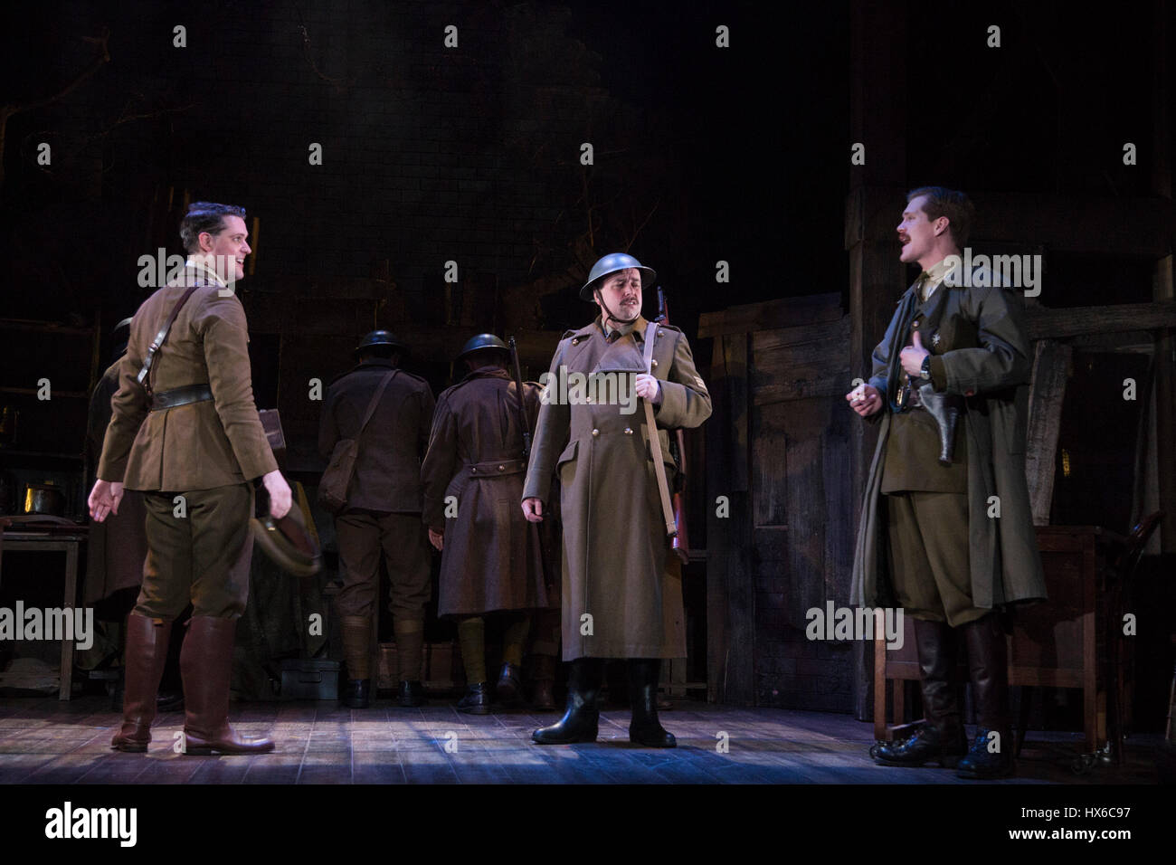 London, UK. 24 March 2017. LR James Dutton, Dan Tetsell, Kemp