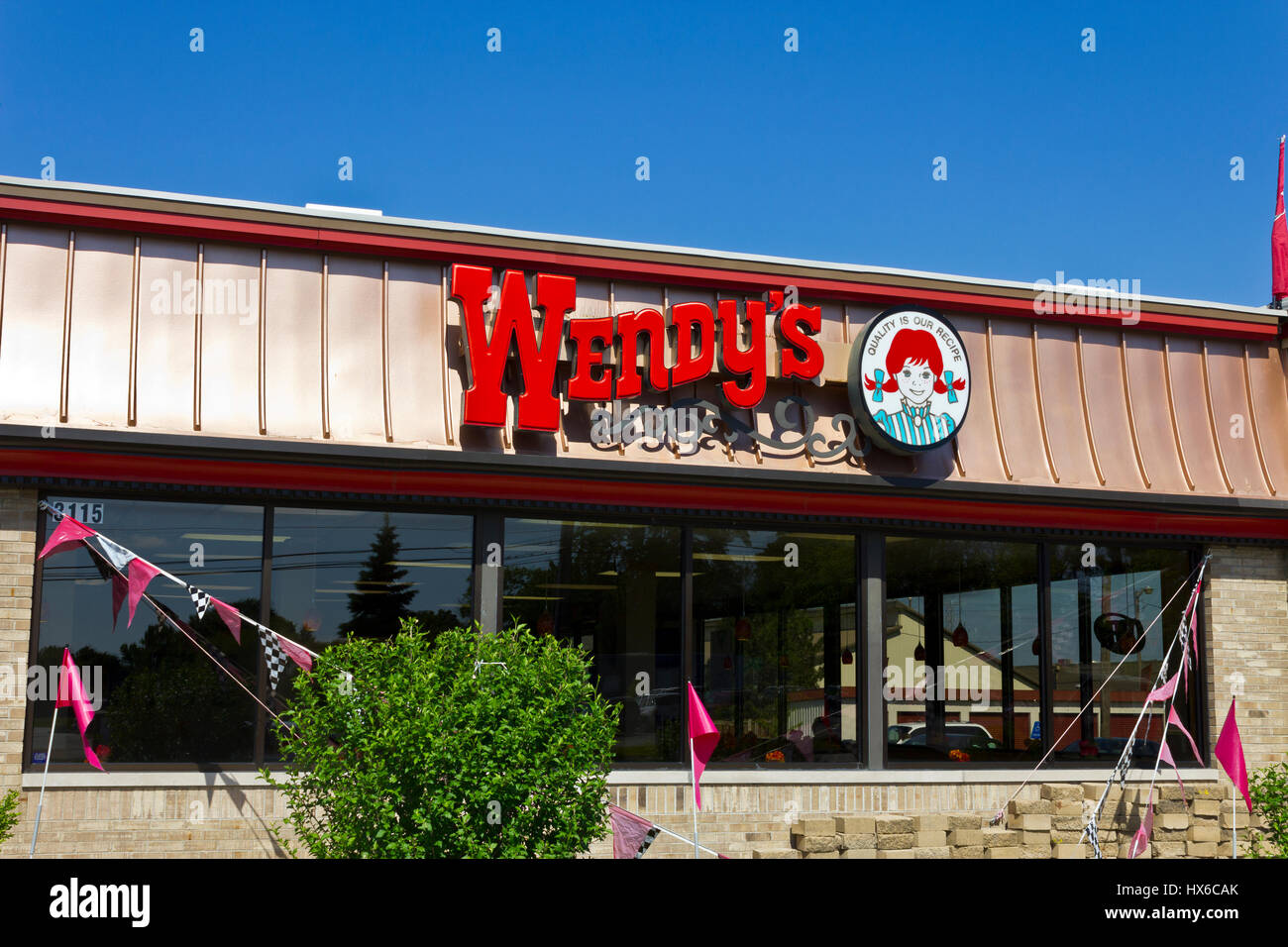 Indianapolis Circa June 2016 Wendy's Retail Location. Wendy's is an