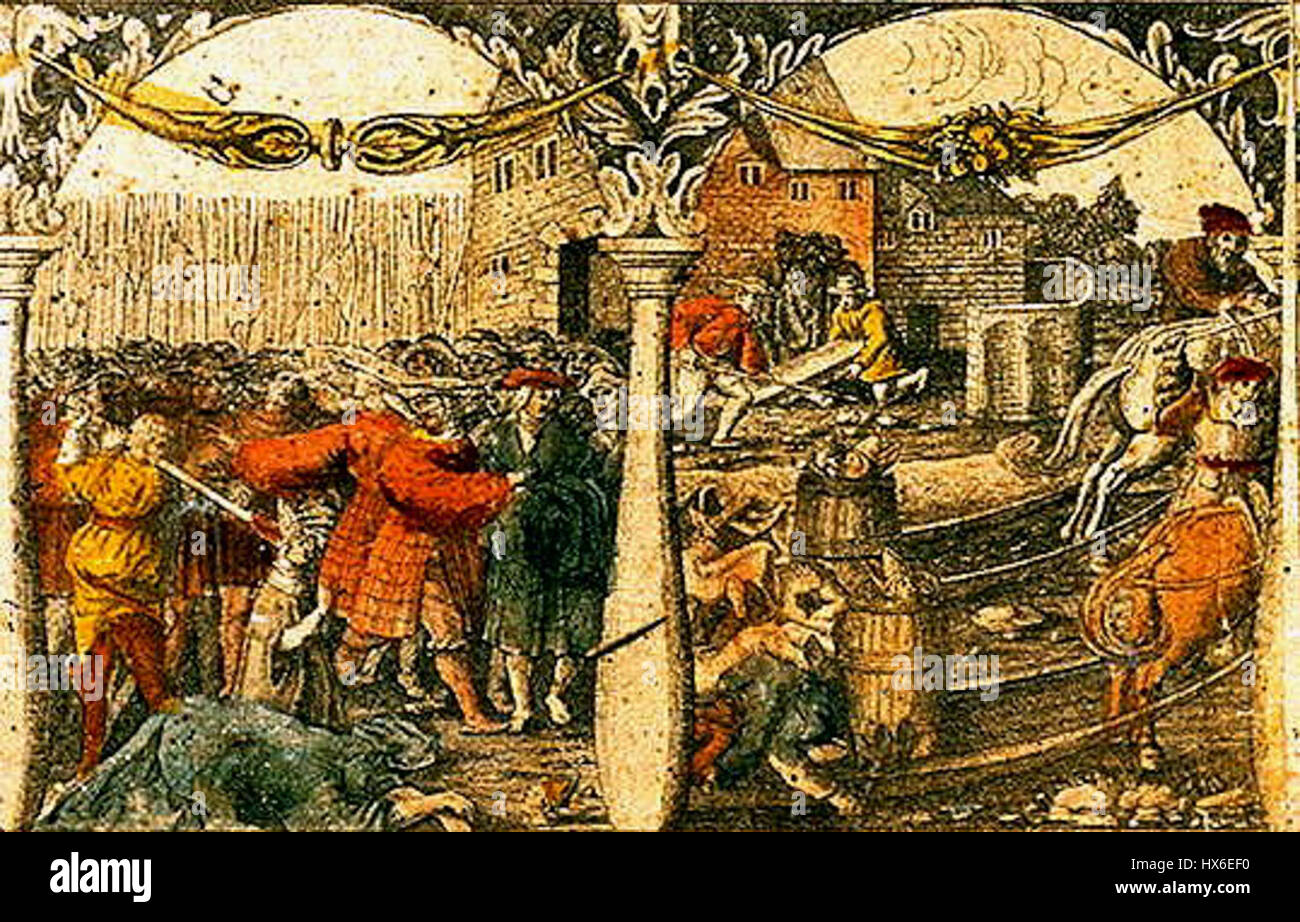 The Stockholm Bloodbath refers to the brutal massacre in 1520, where Swedish nobles were executed. This tragic event was pivotal in Swedish history, marking a turning point in the nation's struggle for independence from Denmark. Stock Photo