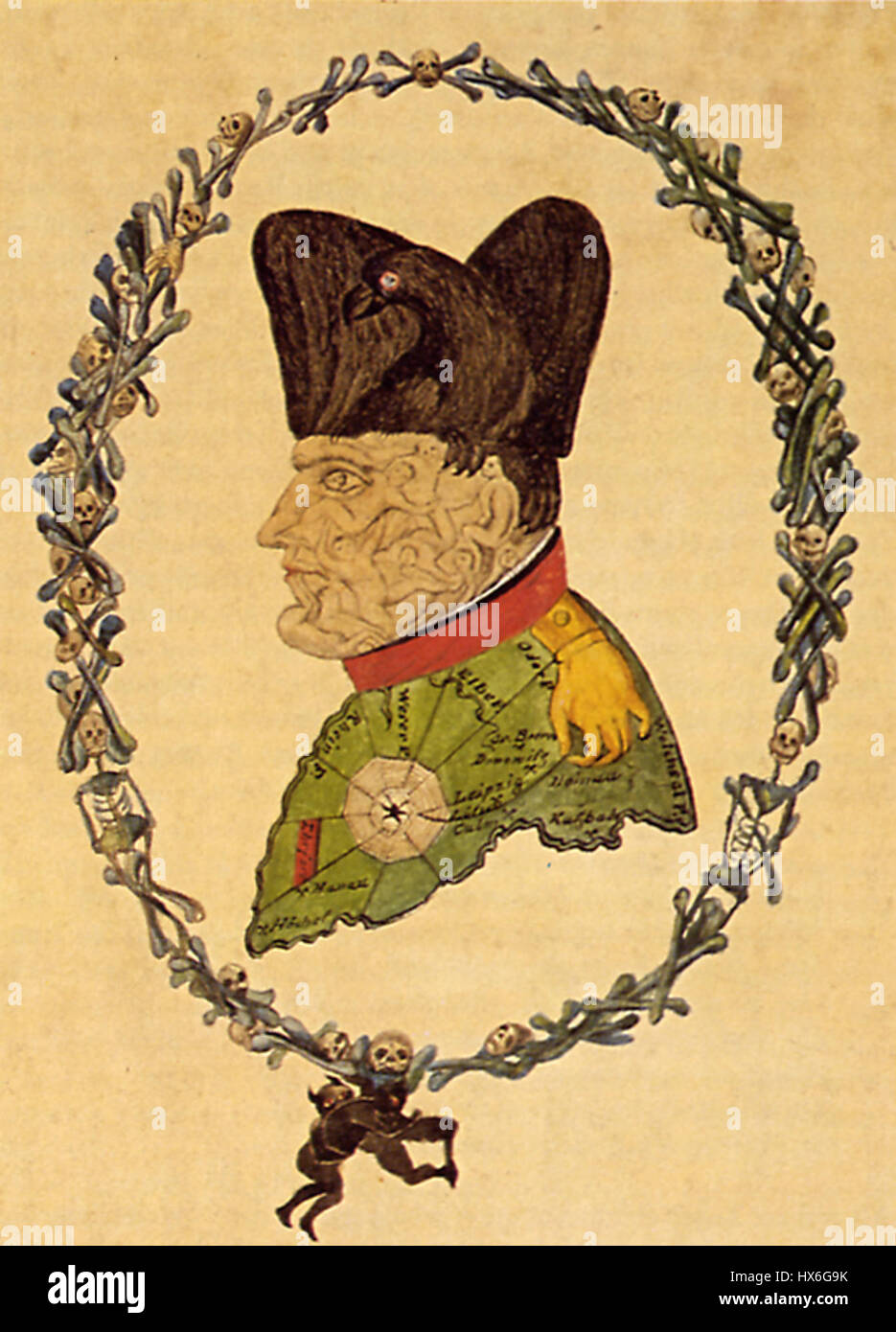 Wahre Abbildung des Eroberers Napoleon Stock Photo