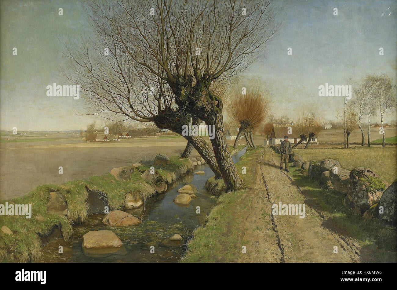 Beautiful Adolf Peter Adolf Persson’s 'Landskapsvy från Skåne' showcases the beautiful ...