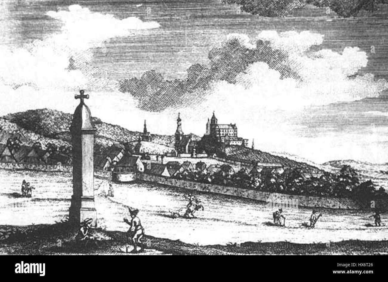 Smolenice Rytina is a traditional engraving depicting the scenic town ...