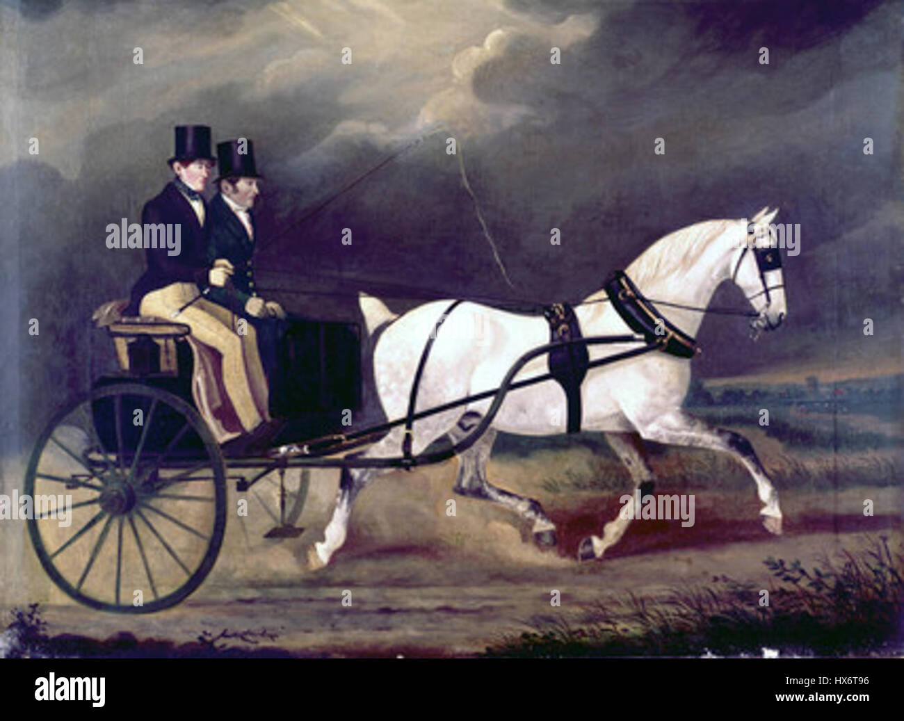 The Stanhope gig, a type of horse-drawn carriage, was popular during ...