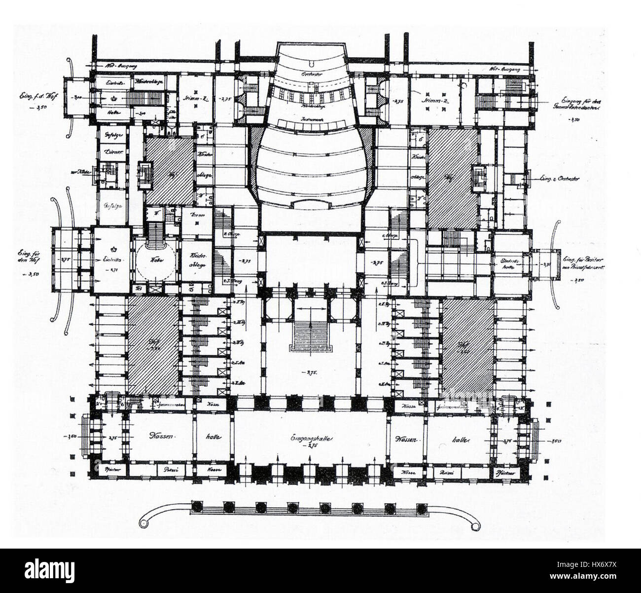 Overview Plan Layout Detailed architectural floor plan labeled hi-res stock photography and ...