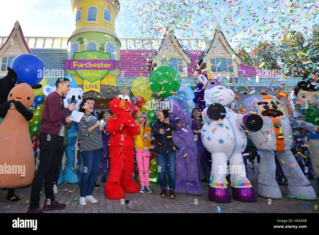 EDITORIAL USE ONLY CBeebies Characters Participate In The Parade During 