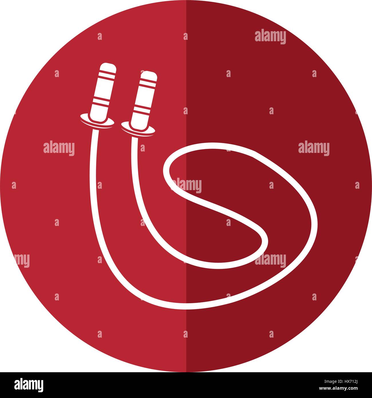 jumping rope gym sport icon Stock Vector Image & Art - Alamy