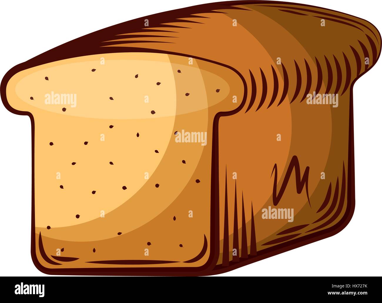 delicious slice bread isolated icon Stock Vector Image & Art - Alamy