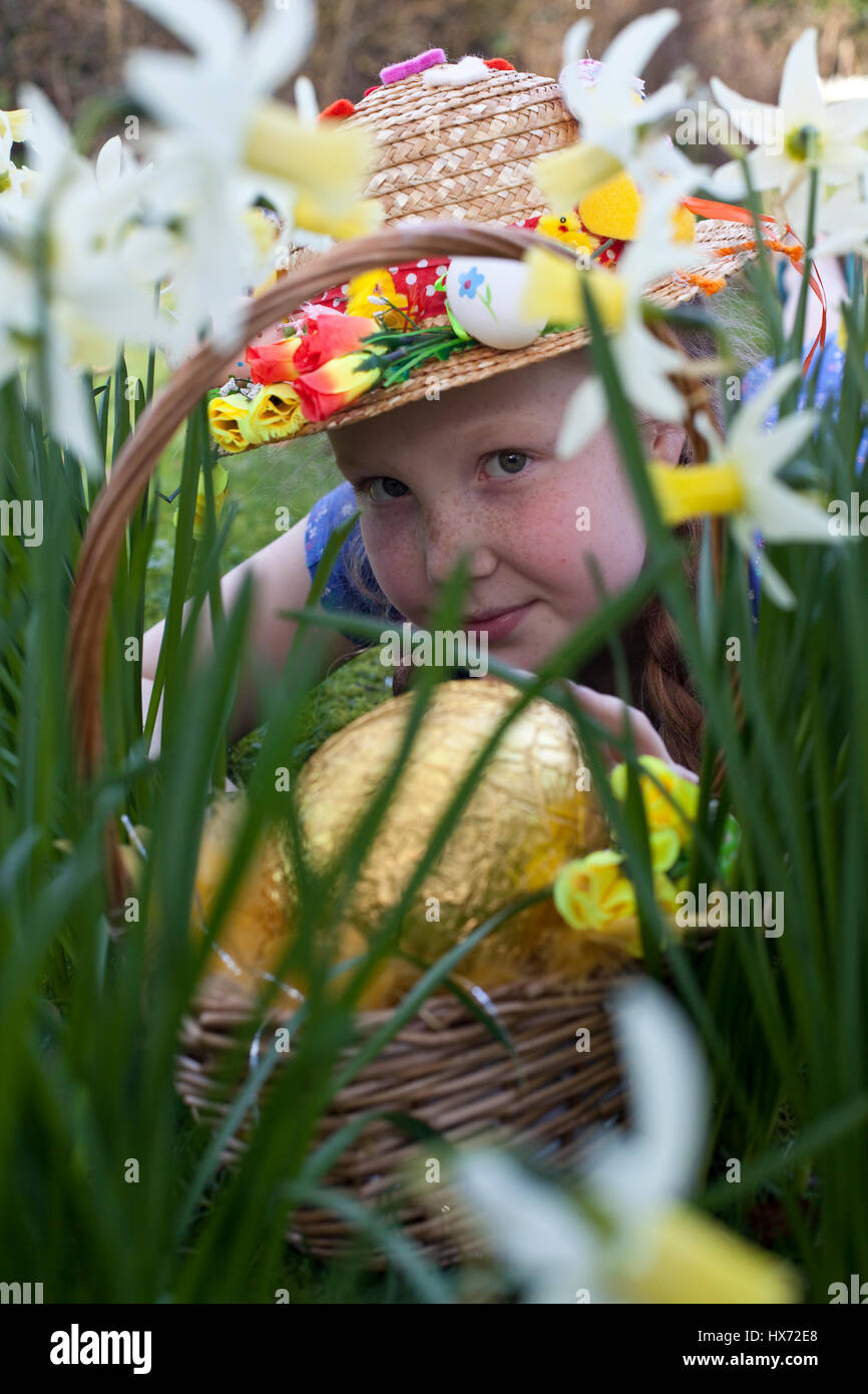 Easter and girl hires stock photography and images Alamy