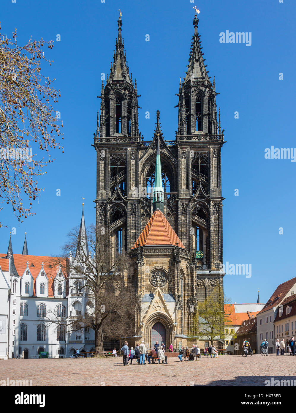 Dom, Domplatz, Meissen, Saxony, Germany Stock Photo - Alamy