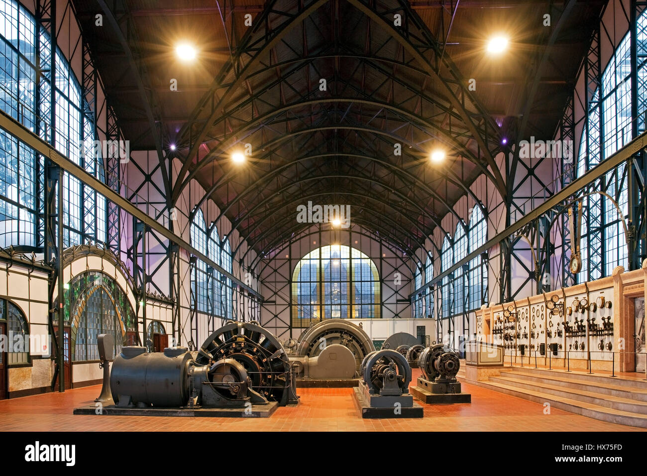 Machine Hall Zeche Zollern, Industrial Museum, Dortmund, Ruhr district ...