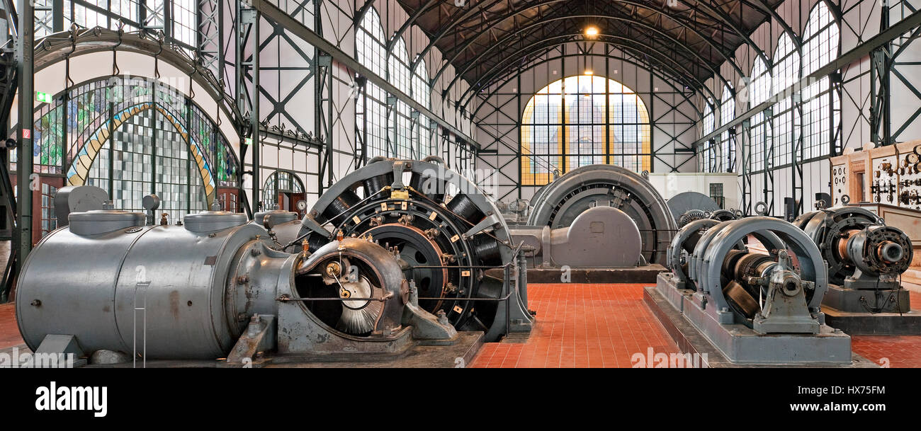 Machine Hall Zeche Zollern, Industrial Museum, Dortmund, Ruhr district, North Rhine-Westphalia, Germany Stock Photo