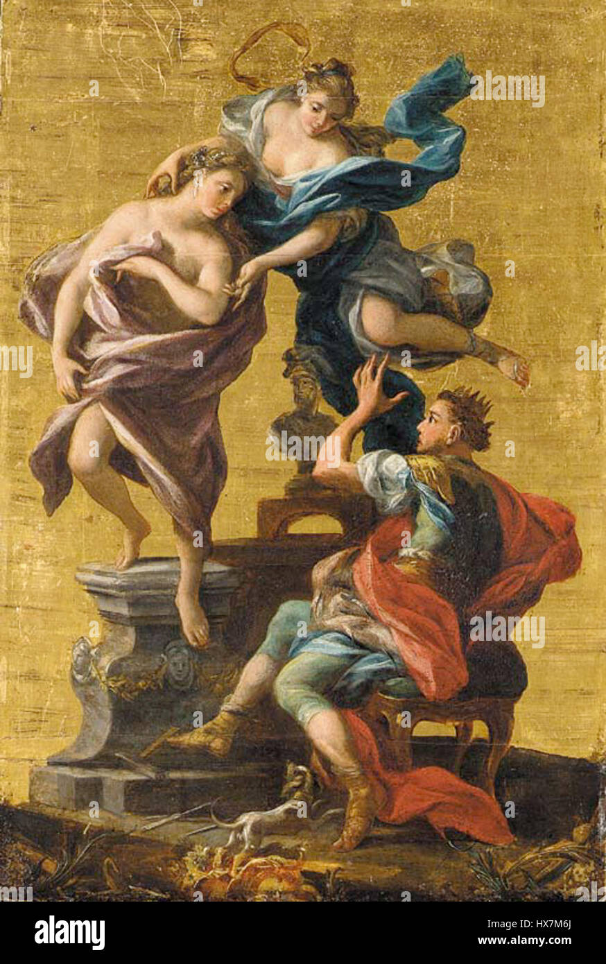 Venus bringing to life Pygmalion's statue Stock Photo Alamy