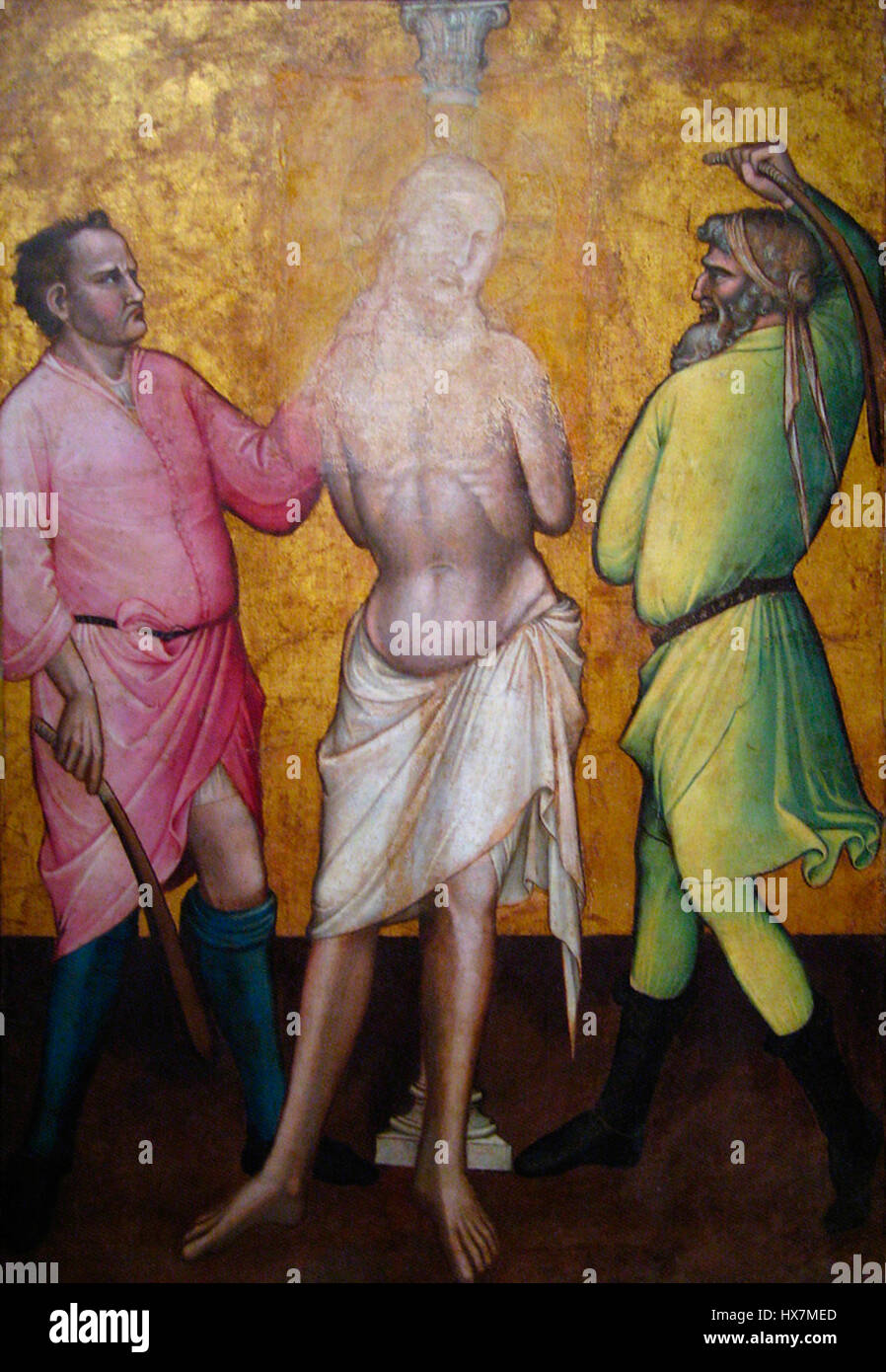 A painting by Spinello Aretino, an Italian Renaissance artist ...