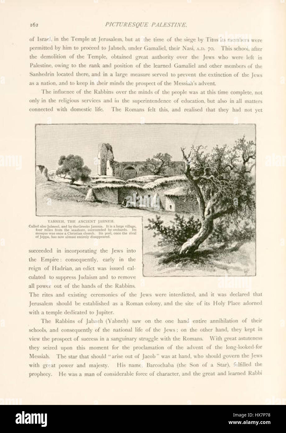 Yabneh, Called also Jabneel, and by the Greeks Jamnia (1881 1884) Stock Photo