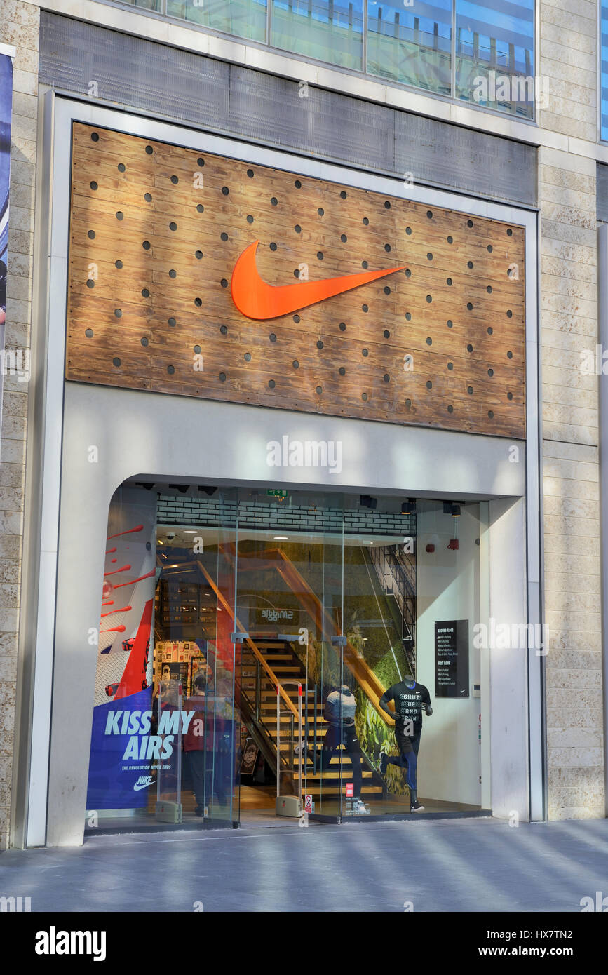 Nike Shop Front High Resolution Stock 