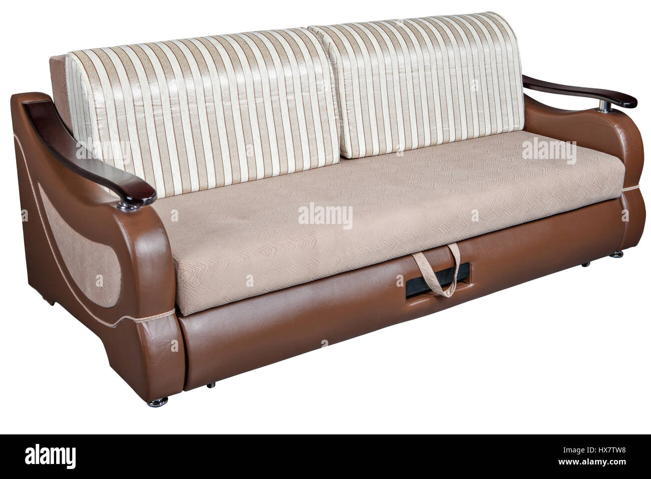 Modern folding great sofa bed Mechanism Folded Stock Photo Alamy