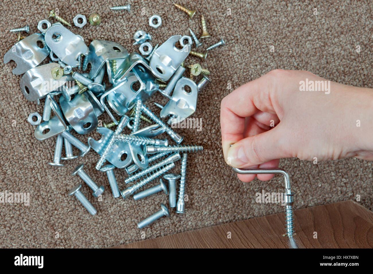 Allen furniture wood wrench hi-res stock photography and images - Alamy