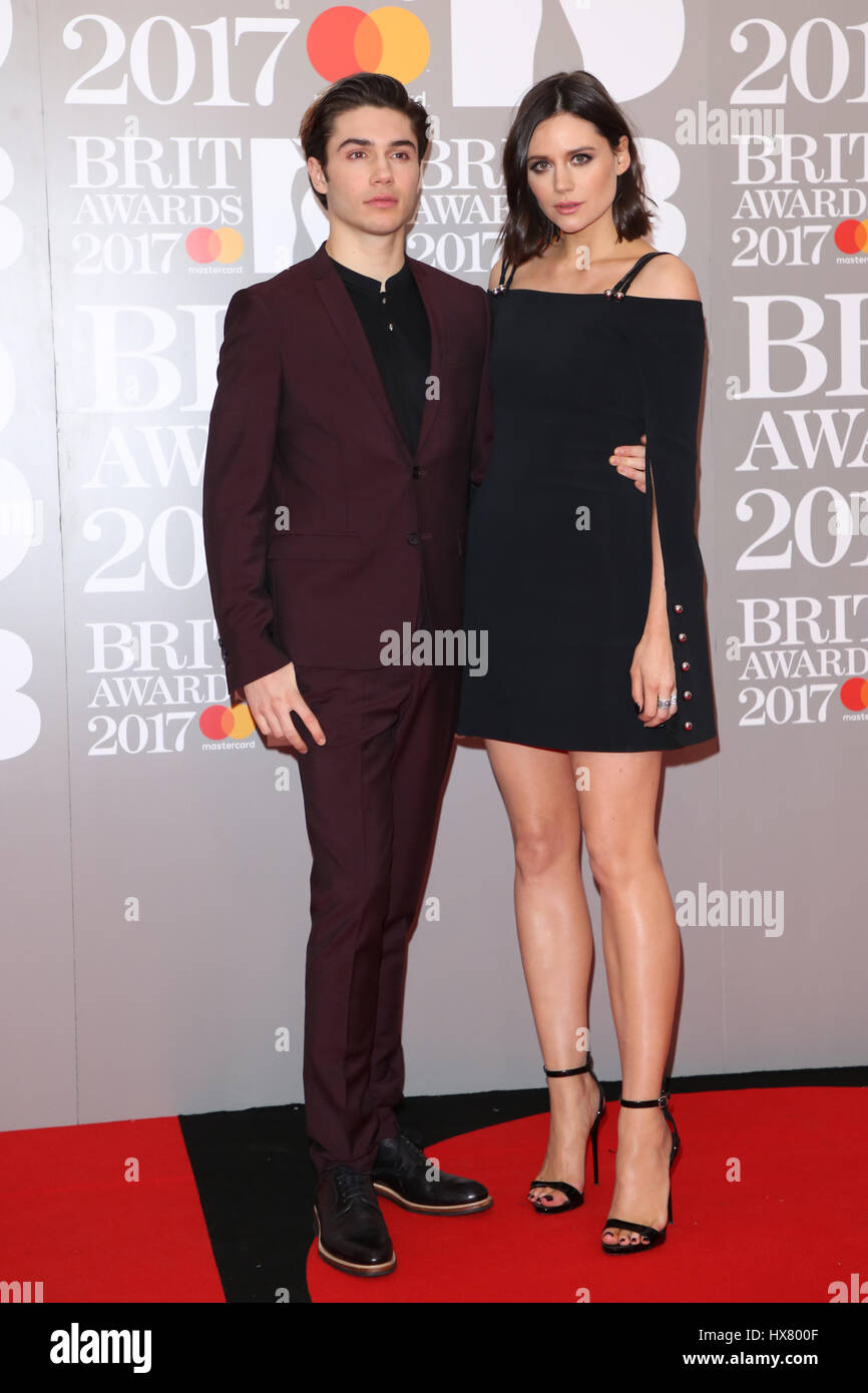 The Brit Awards 2017 held at the O2 - Arrivals Featuring: George