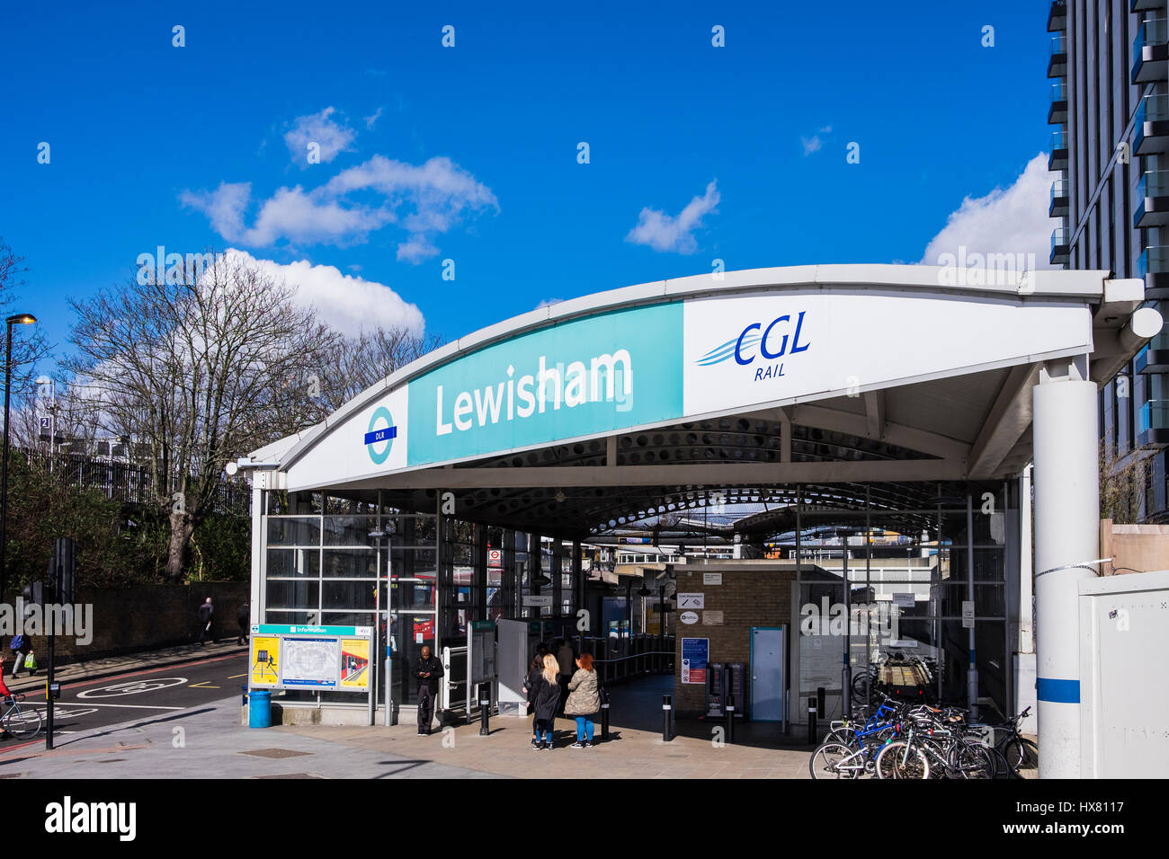 Lewisham Town Centre in the South East of London, England, U.K Stock