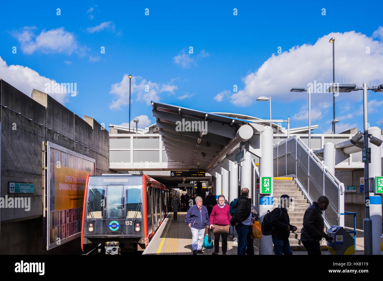 Lewisham Town Centre in the South East of London, England, U.K. Stock Photo