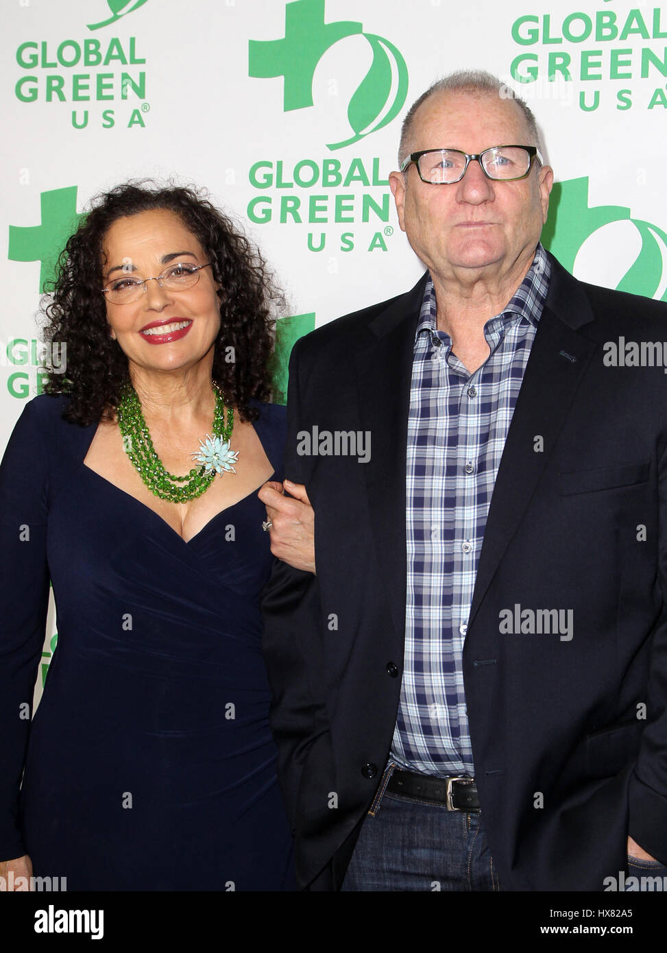 14th Annual Global Green Pre Oscar Party  Featuring: Ed O'Neill, Catherine Rusoff Where: Hollywood, California, United States When: 23 Feb 2017 Stock Photo