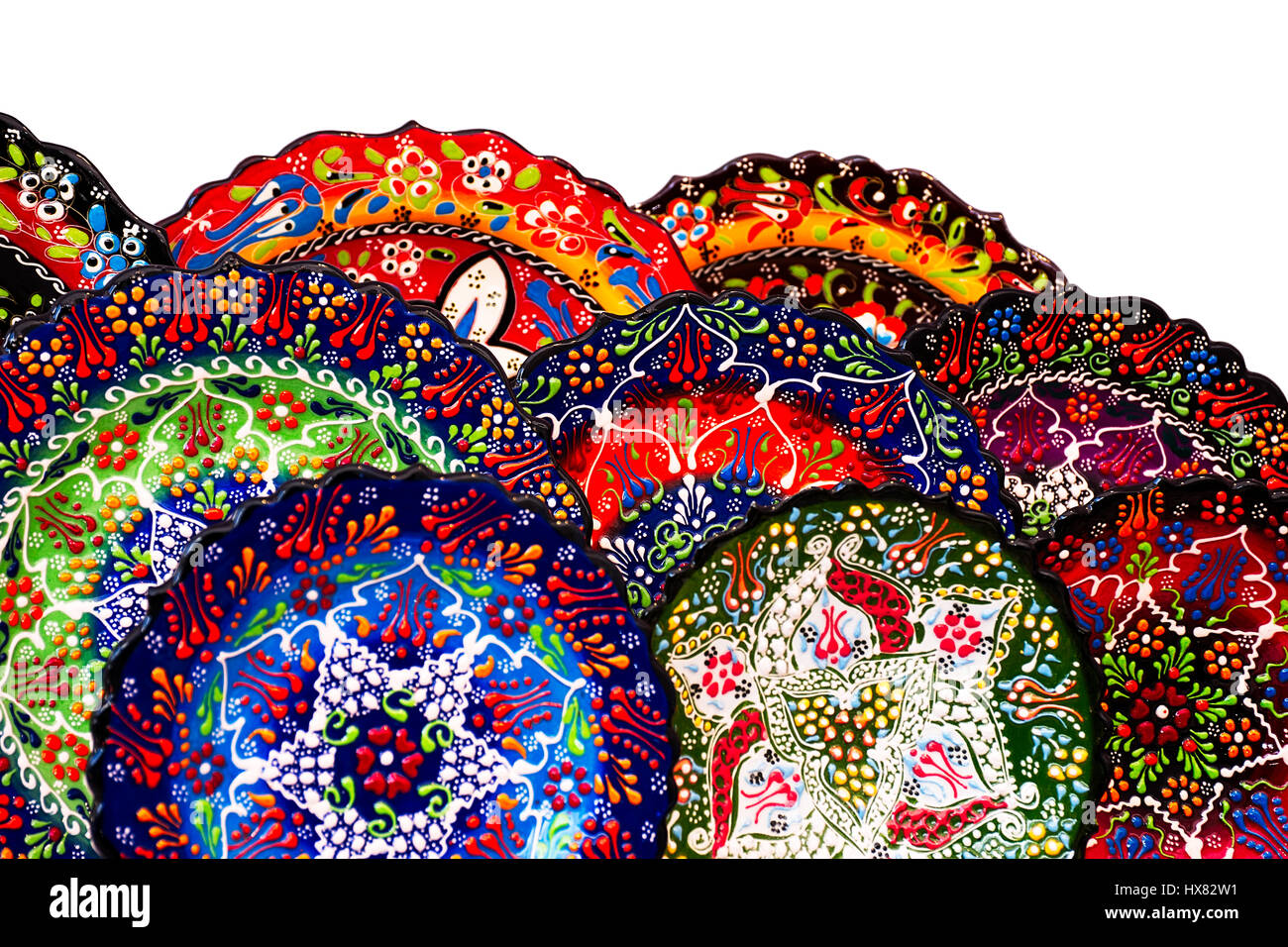 Turkish ceramic plates hi-res stock photography and images - Alamy