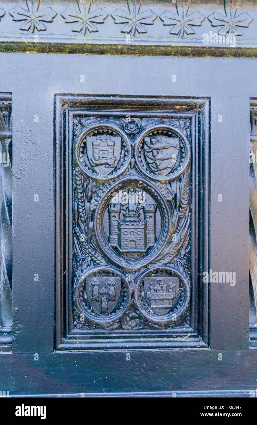 Wrought iron works outside Stock Photo Alamy