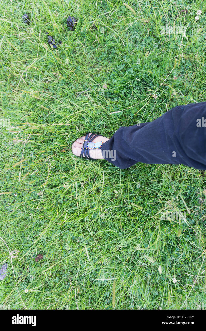 First foot forward in life Stock Photo Alamy