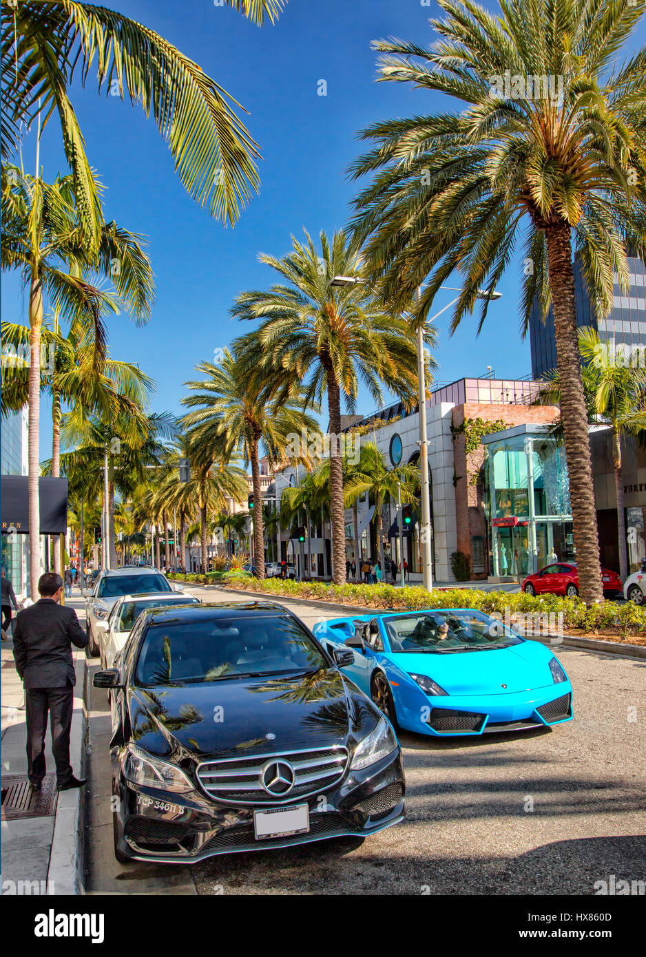Rodeo drive los angeles shop hi-res stock photography and images