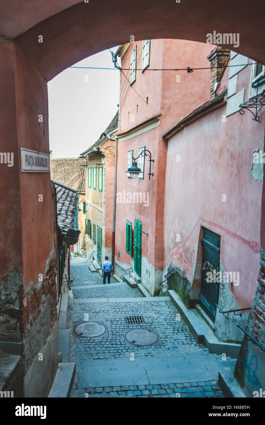 March, 2017: the romanian city of Sibiu Photo: Cronos/Alessandro Bosio Stock Photo