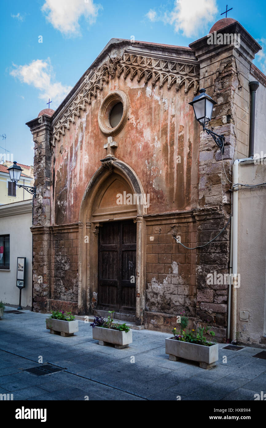 Church San Marcello, Iglesias, Sardinia Stock Photo