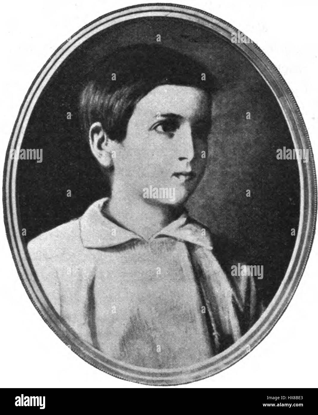 Prinz Karl im sechsten Lebensalter 1845 Stock Photo