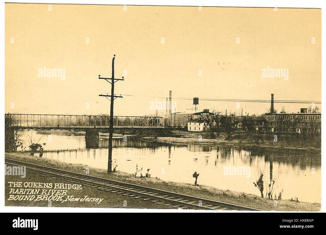 Queen's Bridge, South Bound Brook Stock Photo Alamy