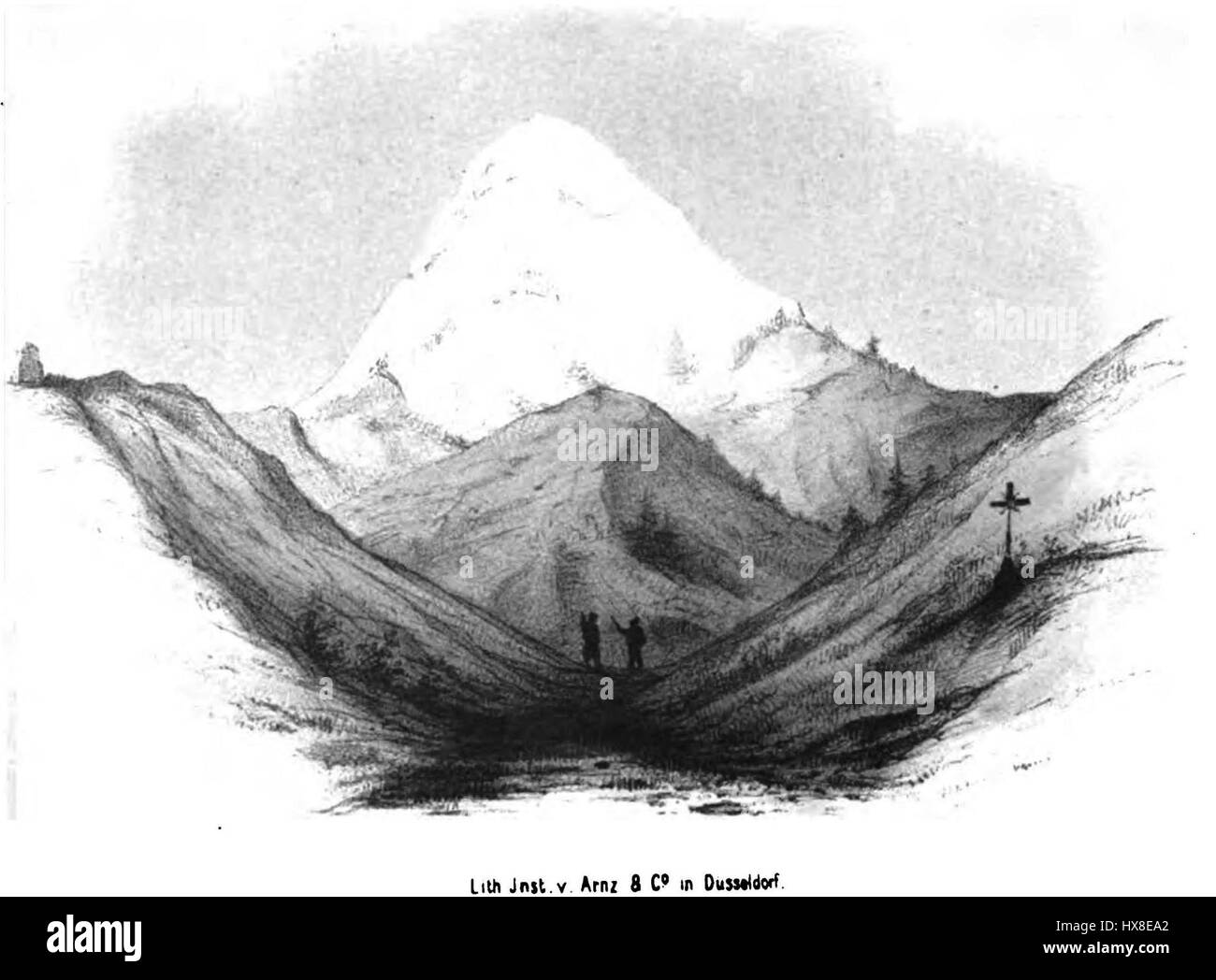 Transkaukasia. Der Kasbek Stock Photo - Alamy