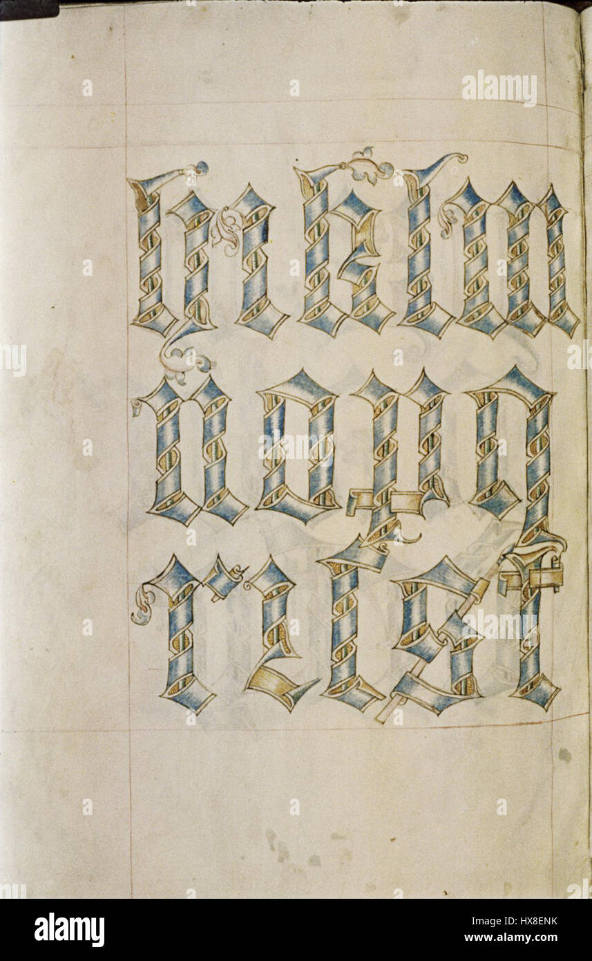 The Tudor pattern book MS. Ashmole 1504 82 Stock Photo