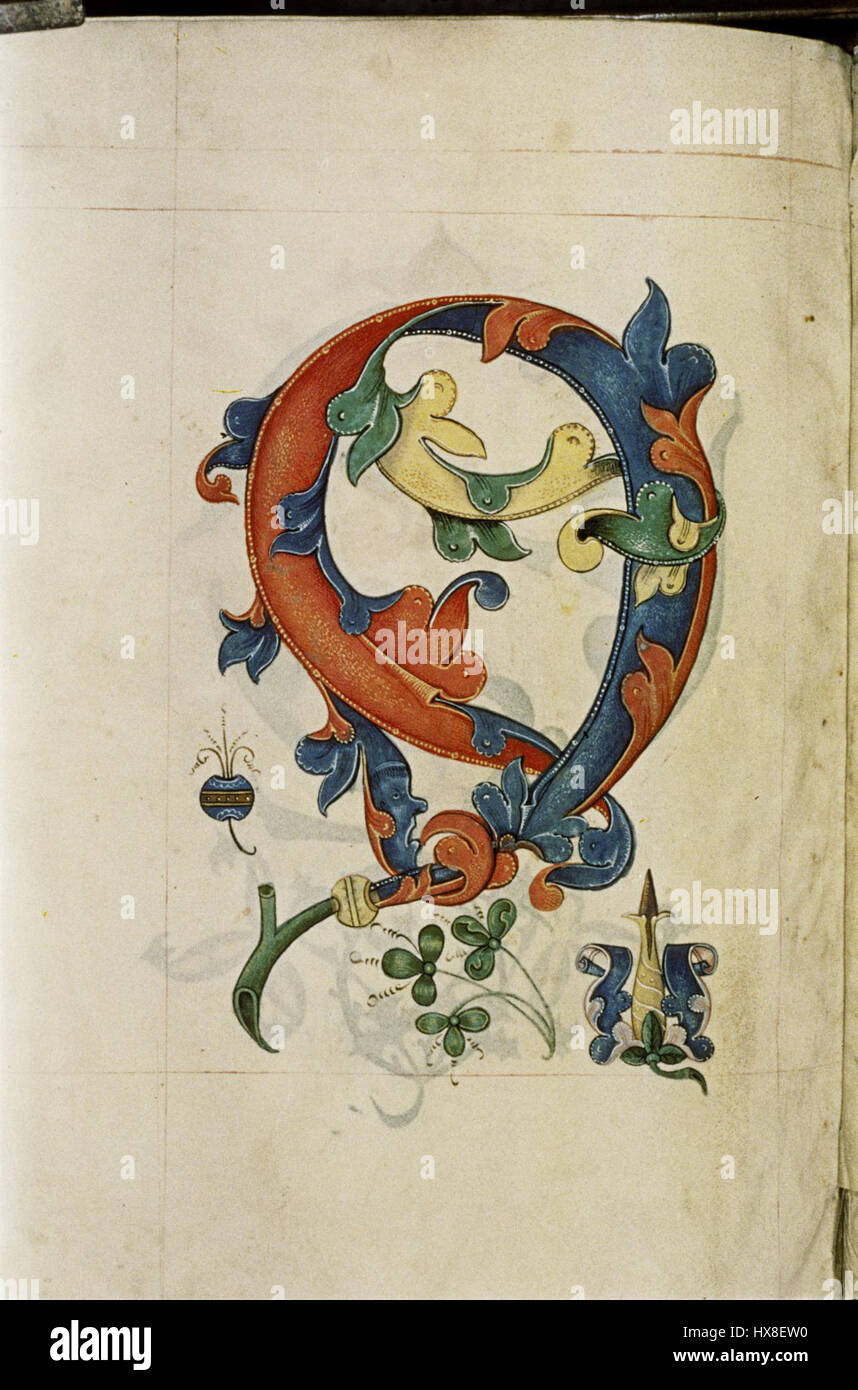 The Tudor pattern book MS. Ashmole 1504 90 Stock Photo