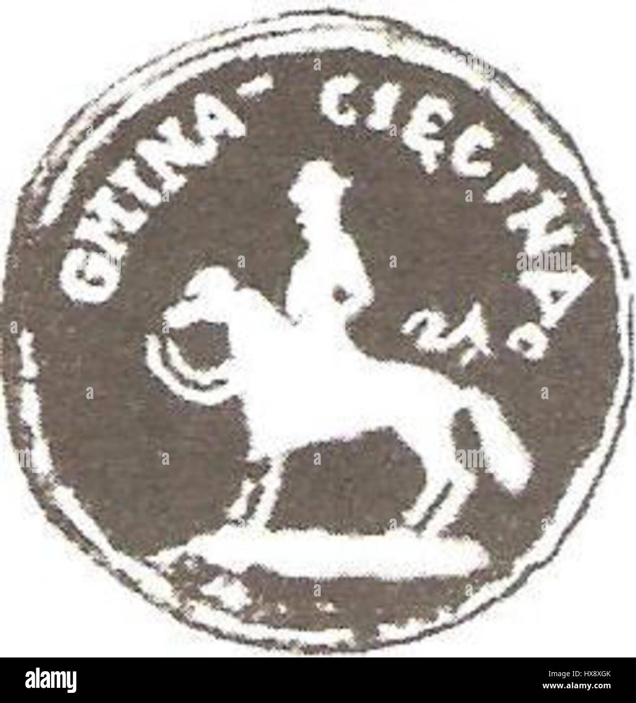The 'POL CiC499cina seal 1819 90' refers to an ancient seal from 1819 ...