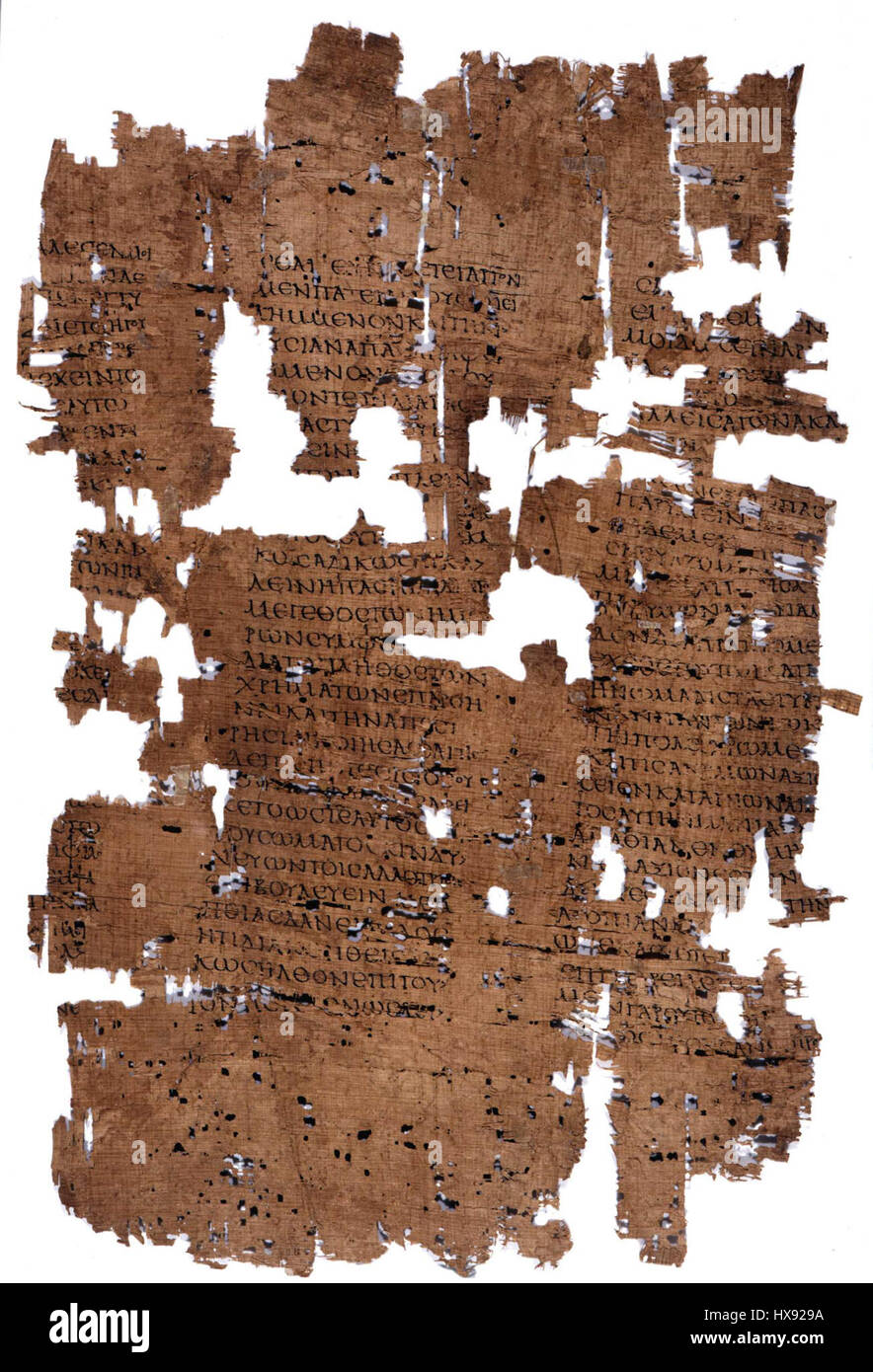 Papyrus Oxyrhynchus 1183   Princeton University Library, AM 4097   Isocrates, Trapeziticus 44E2809348 Stock Photo