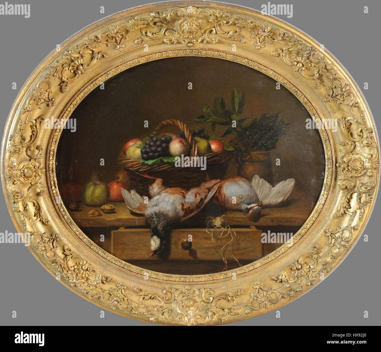 'Nature morte' is a traditional still life painting genre that focuses ...